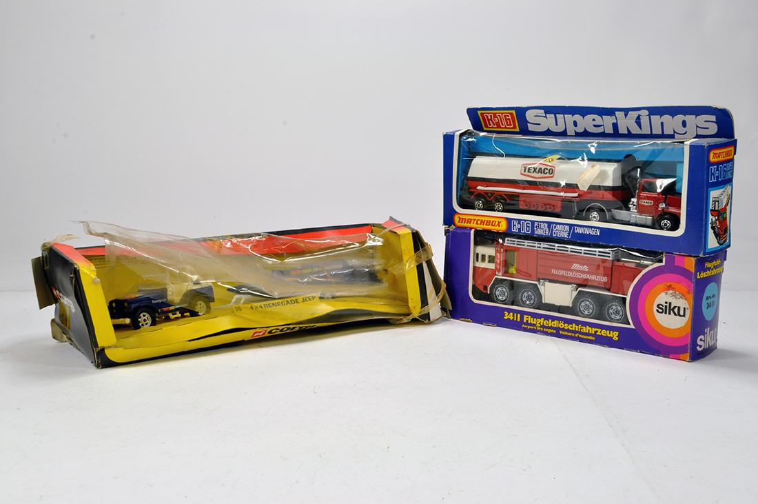 Trio of Diecast Models comprising Corgi Jeep Set, (1 of 1)