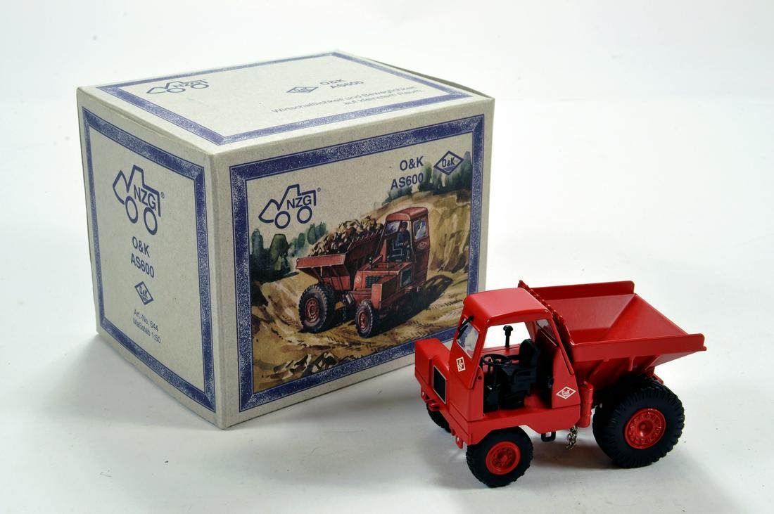 NZG 1/50 construction issue comprising No. 644 O&K (1 of 1)