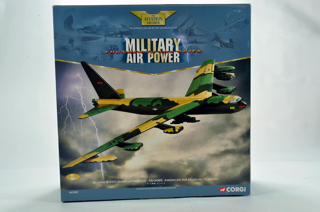 Corgi 1/144 Diecast Aircraft Issue comprising No.: Corgi 1/144 Diecast Aircraft Issue comprising No. AA33503 Boeing B52 American Air Musuem Duxford. E to NM in Box.