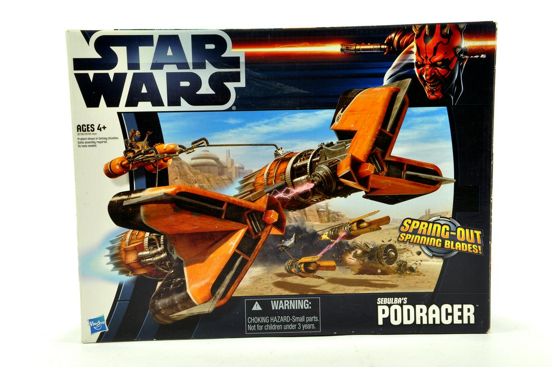 Hasbro Star Wars Sebulbas Pod Racer. NM in Box.: Hasbro Star Wars Sebulbas Pod Racer. NM in Box.