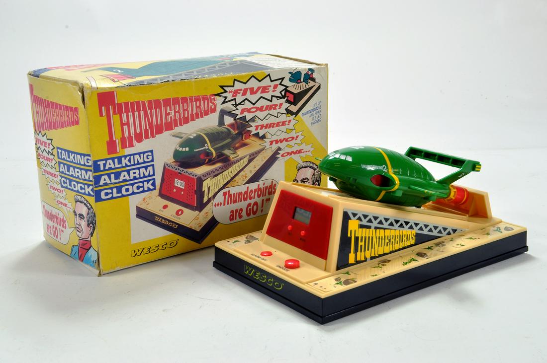 Wesco Thunderbirds Talking Alarm Clock comprising: Wesco Thunderbirds Talking Alarm Clock comprising Thunderbird 2. NM example in Box.