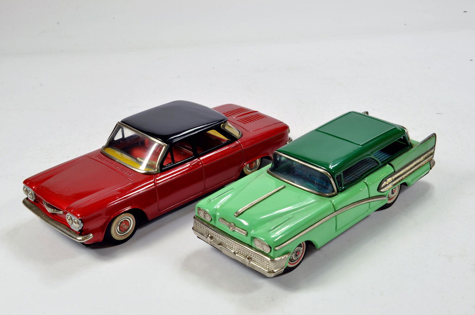 Scarce Bandai Friction Driven Tin Plate Ford Fairlane (1 of 1)