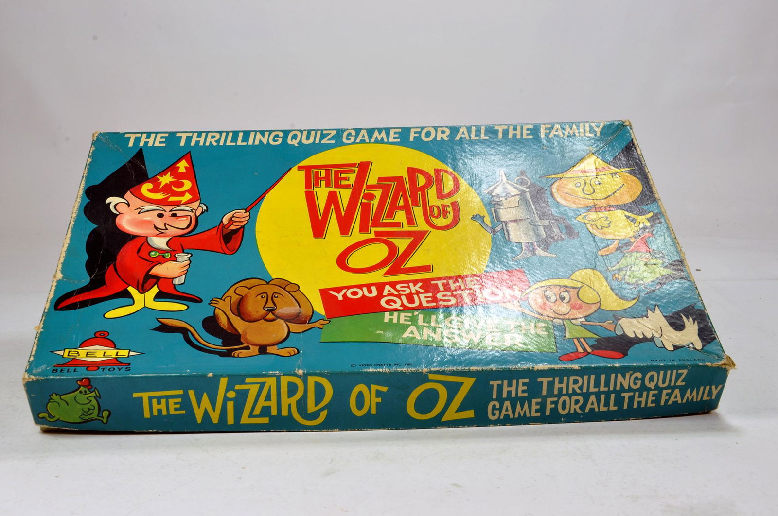 Vintage Bell Toys 1962 The Wizard Of OZ Quiz Game Board (1 of 1)