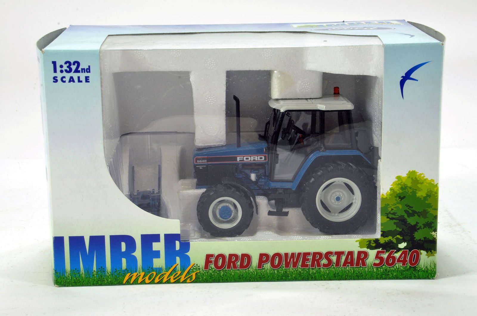 ROS Imber 1/32 Farm Issue comprising Ford 5640 4WD: ROS Imber 1/32 Farm Issue comprising Ford 5640 4WD Tractor. E to NM with Box.