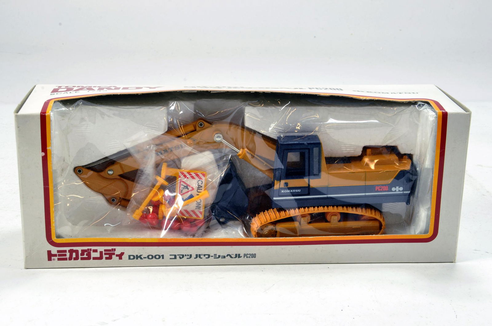 Tomica Dandy 1/43 Komatsu Pc200 Tracked Excavator.