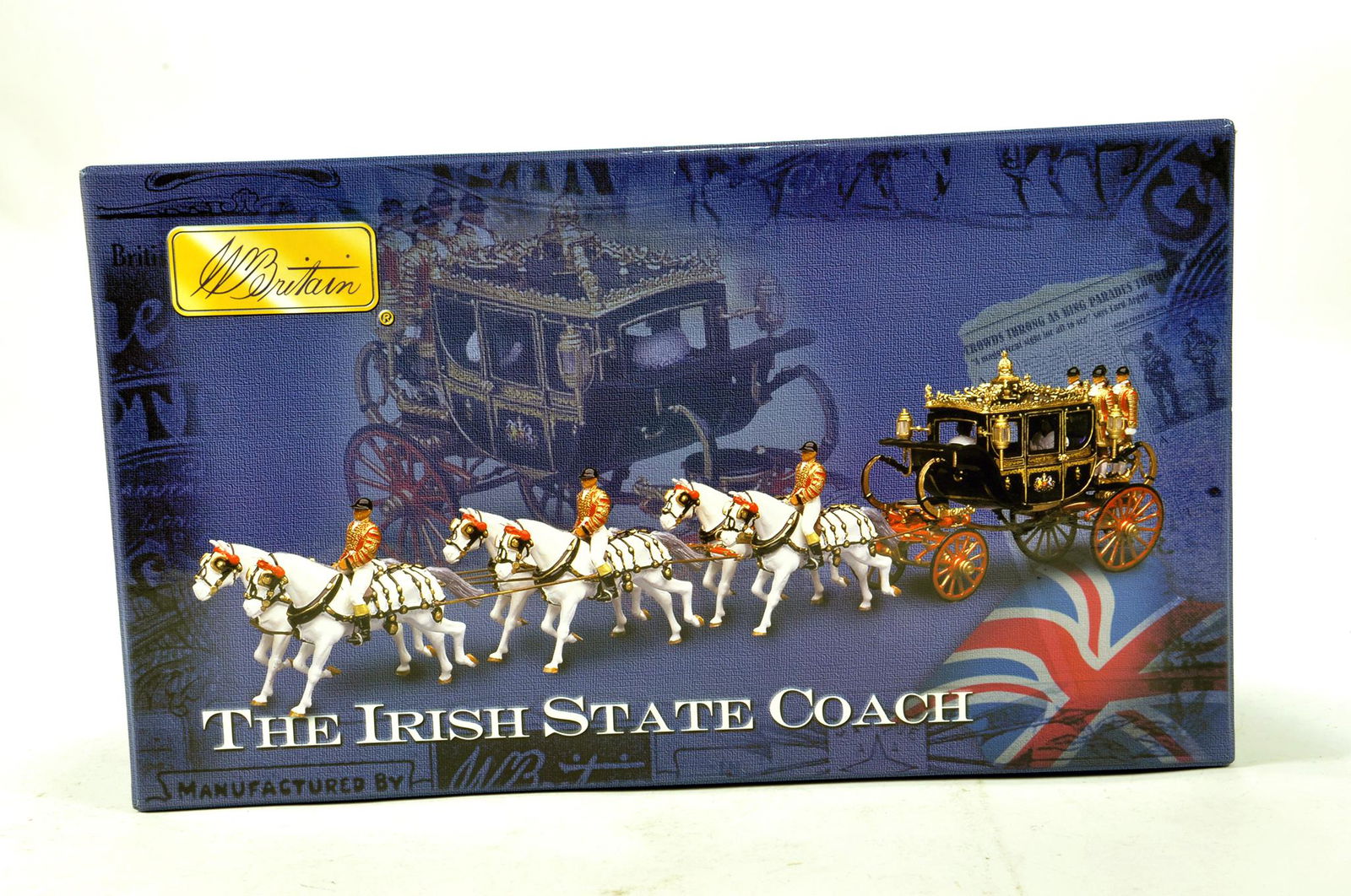 William Britains No. 00254 Irish State Coach Set. As: William Britains No. 00254 Irish State Coach Set. As New. E to NM.