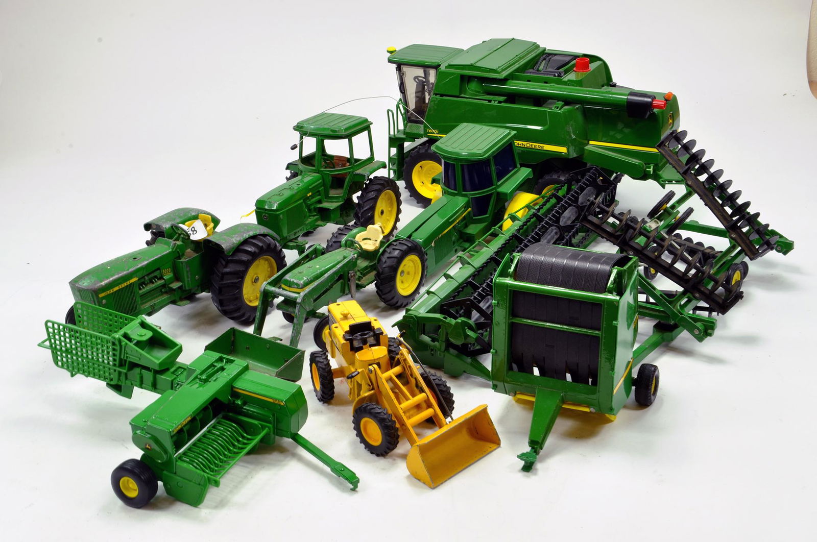 Large group of John Deere 1/16 Farm Tractor Implements (1 of 1)