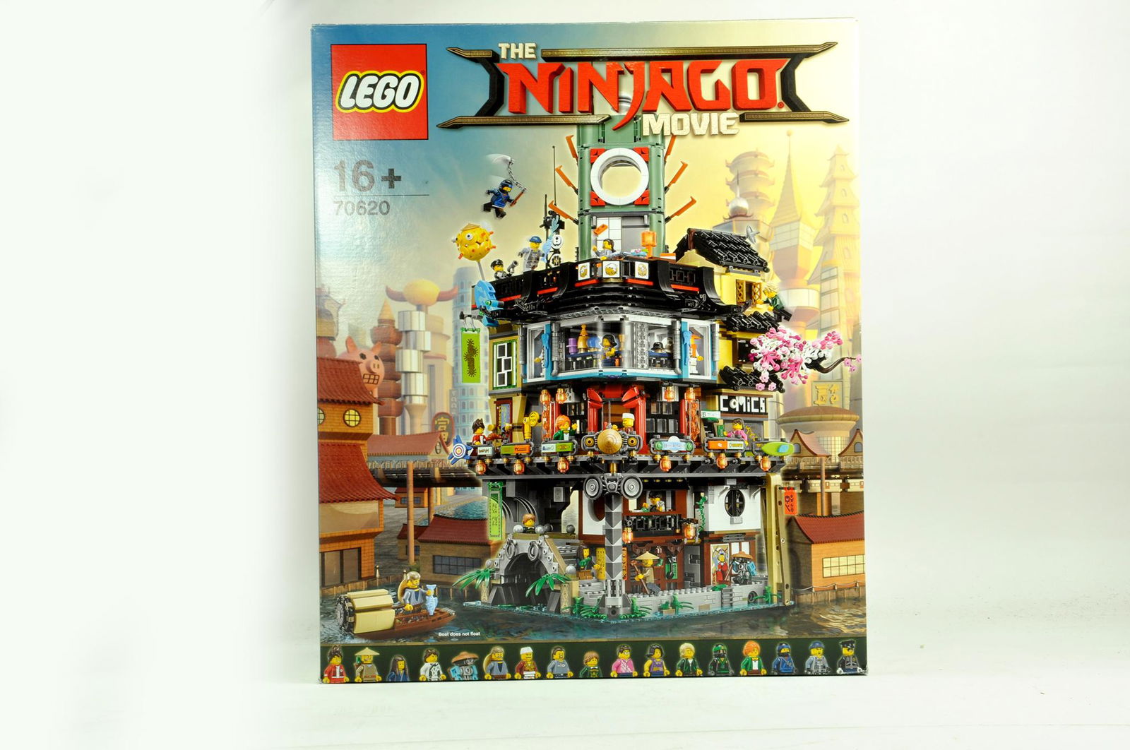 Lego Ninjago No. 70620 City. Kit has been built,: Lego Ninjago No. 70620 City. Kit has been built, disassembled and carefully re-packed (parts into bags etc) hence believed complete, verified by vendor. Excellent condition. Enhanced Condition Reports