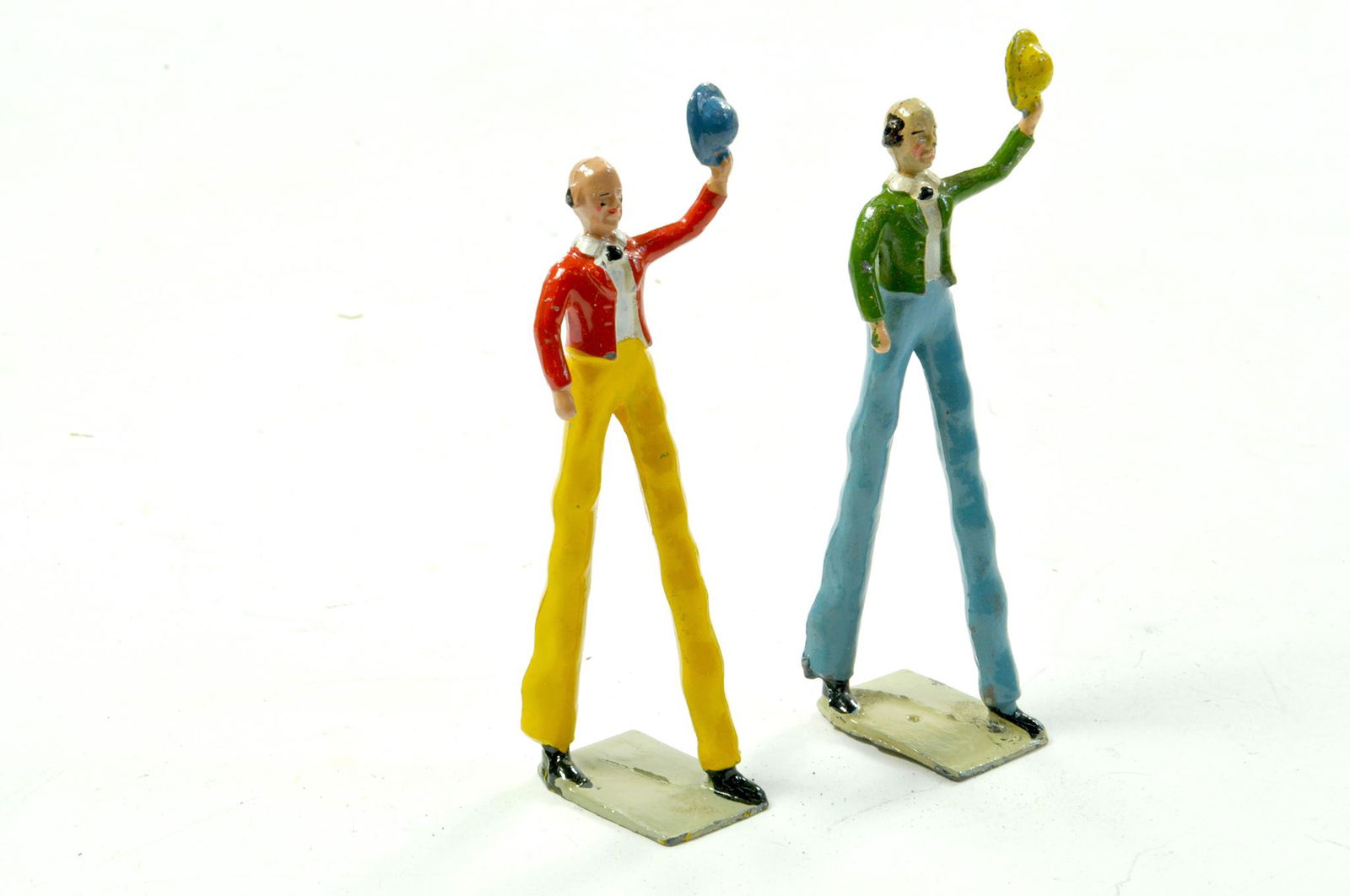 Britains Circus Clowns on Stilts. Generally excellent (1 of 1)