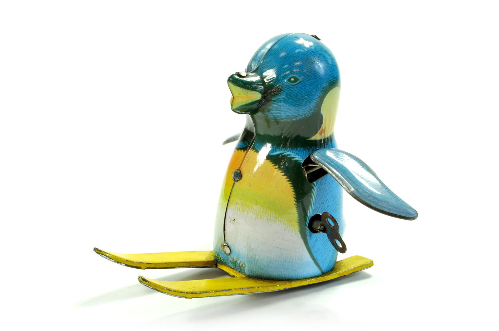 An unusual Vintage Chinese Tinplate Penguin,: An unusual Vintage Chinese Tinplate Penguin, mechanical, working and generally very good to excellent. Enhanced Condition Reports: We are more than happy to provide further images of any lot. Please