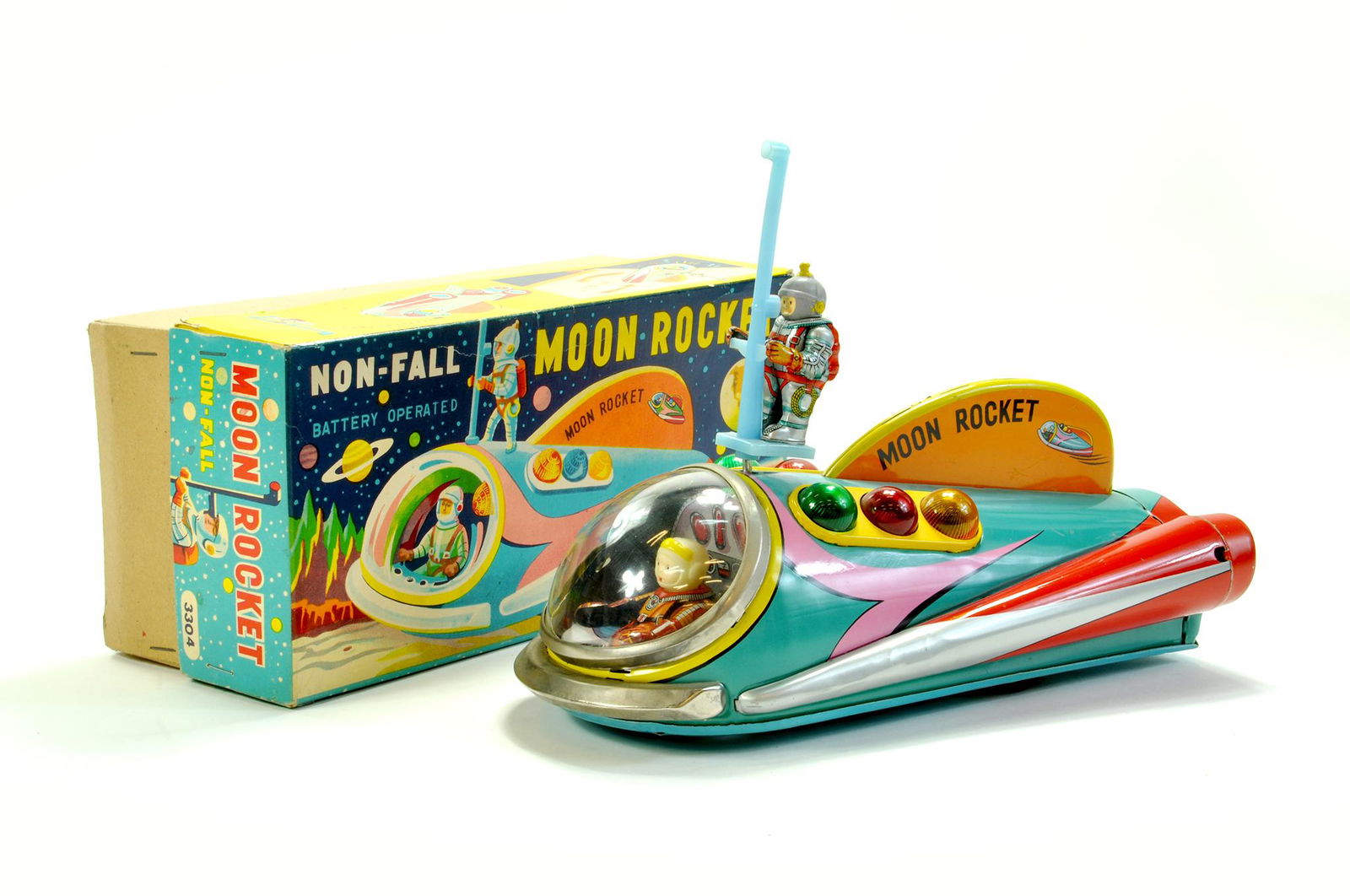 Vintage MASUDAYA Modern Toys No.3304 Japan 10" Moon (1 of 1)