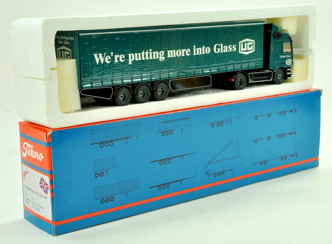 Tekno 1/50 diecast truck issue comprising DAF Curtain (1 of 1)