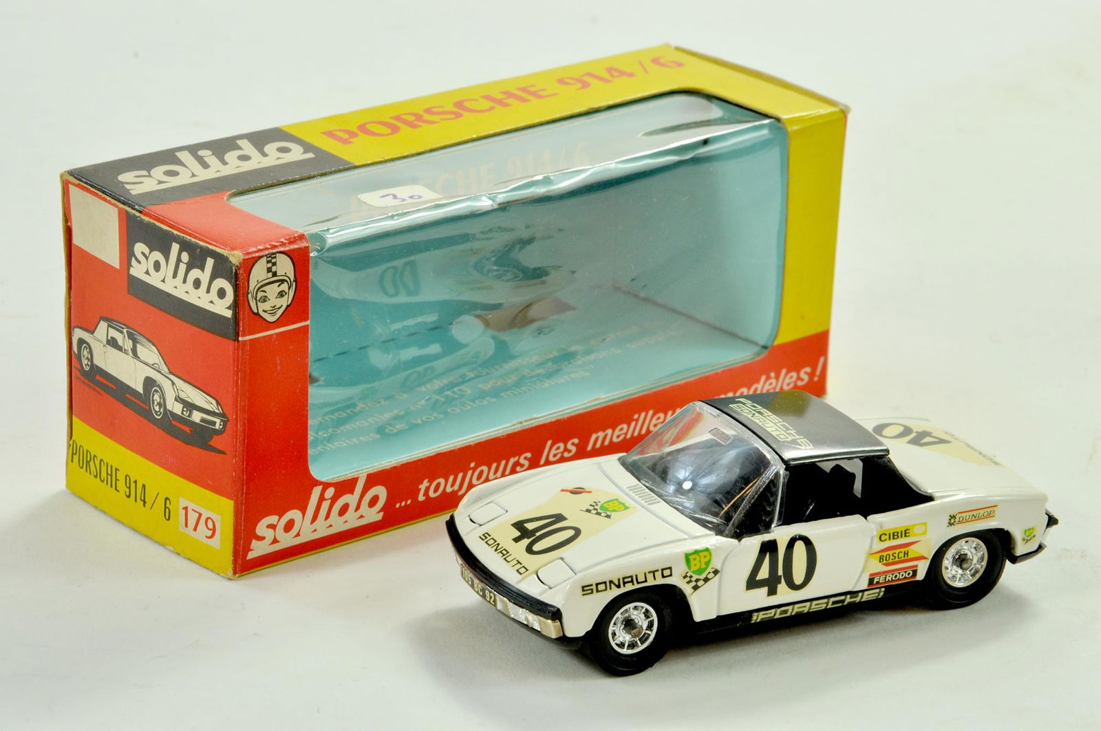 Solido 1/43 No. 179 Porsche 914/6. Excellent With Box.