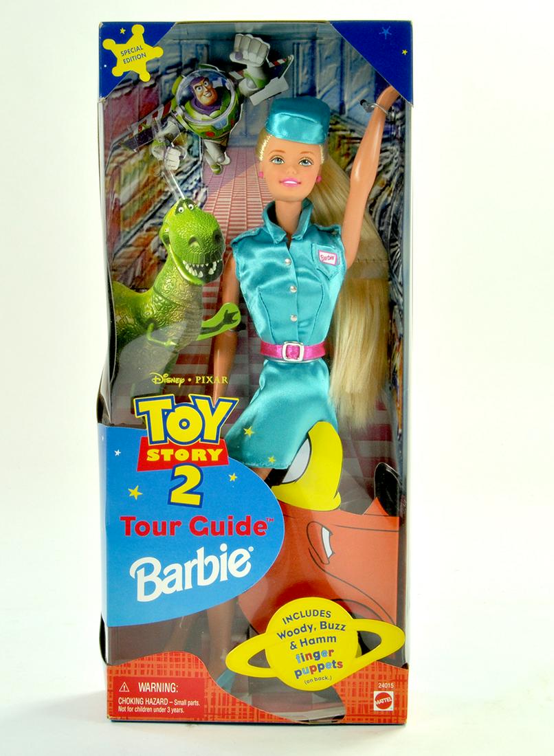 Barbie 1999 Special Edition Toy Story 2 Tour Guide.: Barbie 1999 Special Edition Toy Story 2 Tour Guide. Excellent in Box. Never Removed. Note: We are always happy to provide additional images for any lot listed in addition to enhanced condition reports