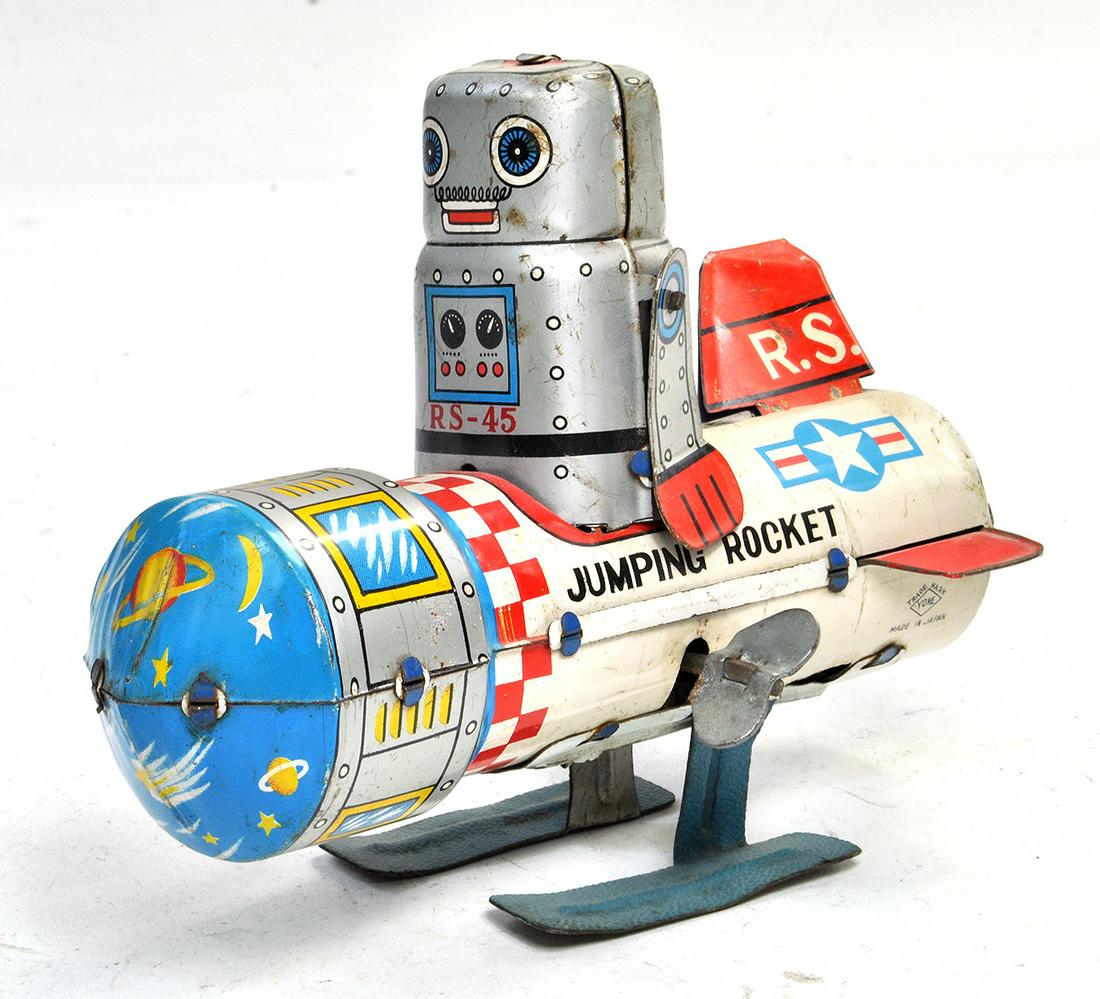 Yoneya Japanese Vintage Tin Plate Mechanical 'Jumping (1 of 1)