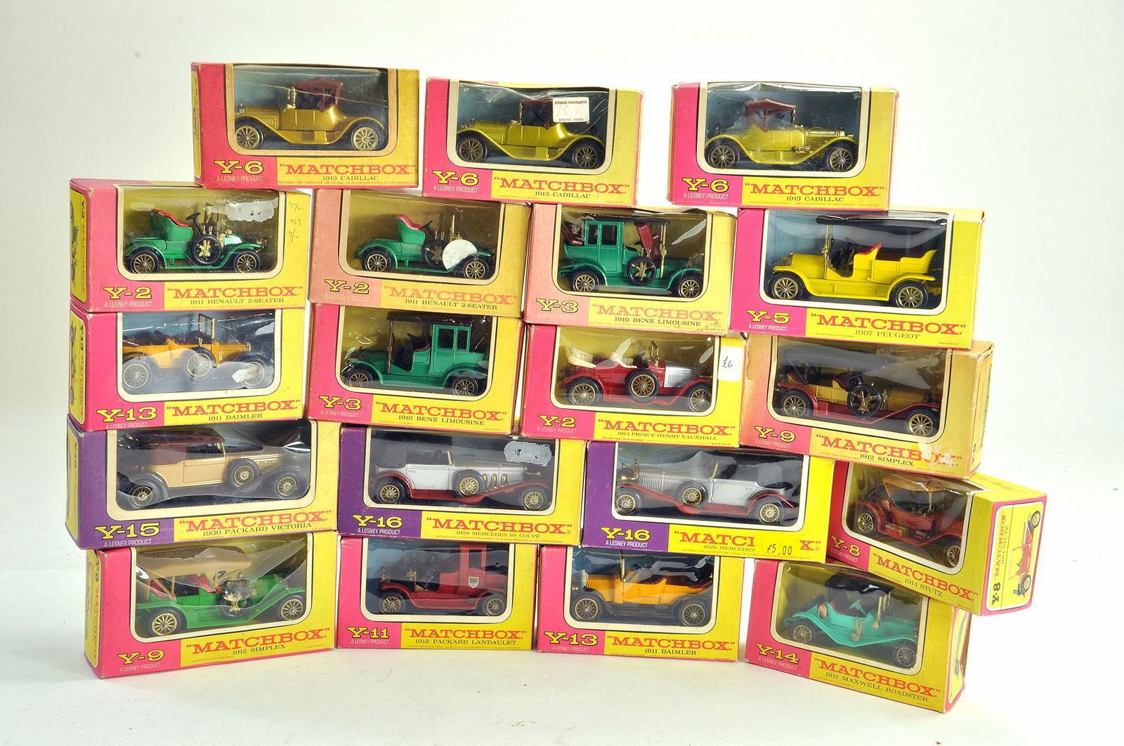 Matchbox Models of Yesteryear group comprising 19 boxed (1 of 1)