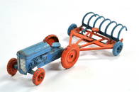 Moko Ferguson Tractor and Rake Combination in Blue and