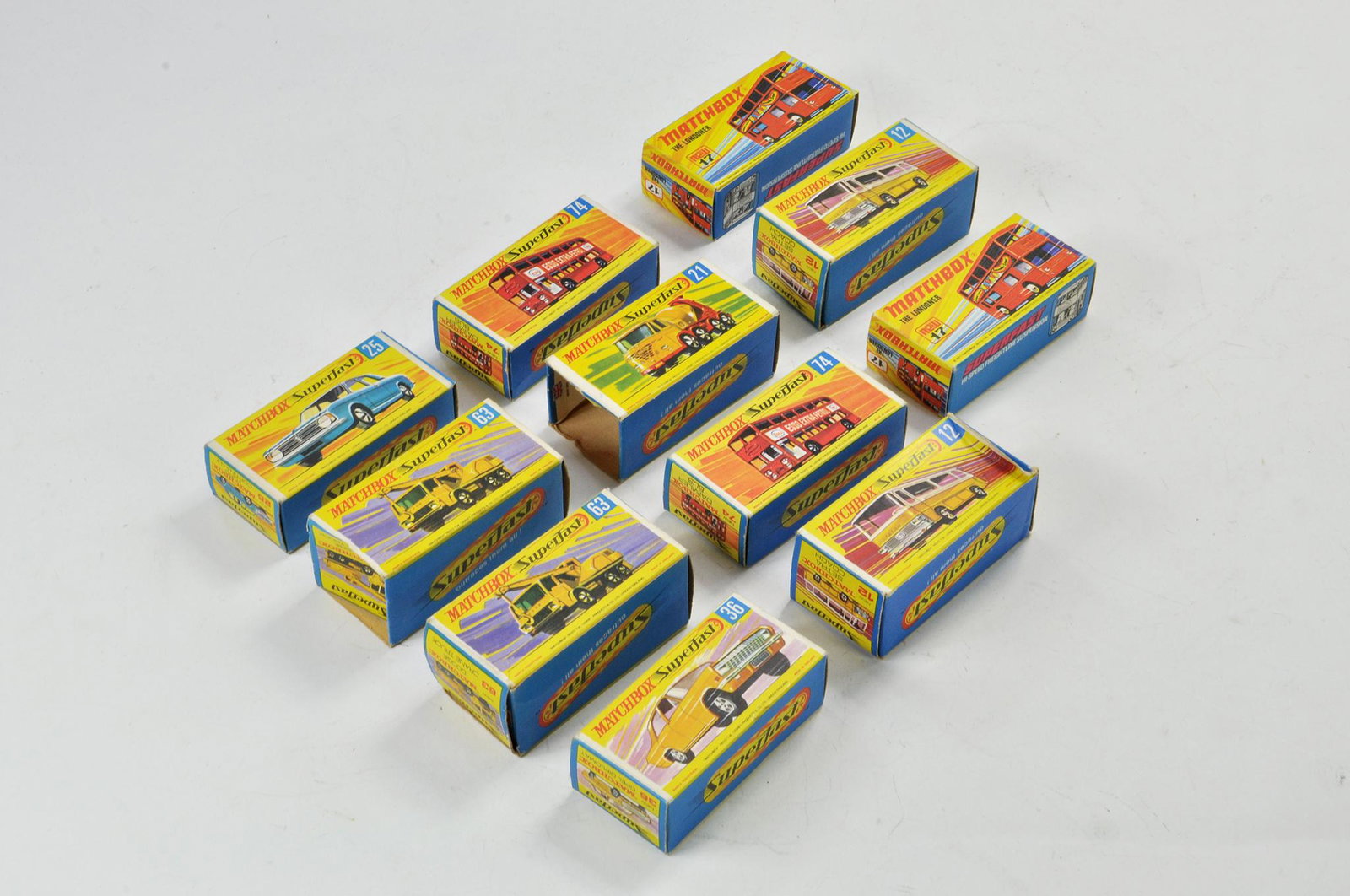 Group of Matchbox Superfast x 11 Empty Boxes. Generally (1 of 1)