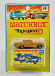 Matchbox Superfast No. 46A Mercedes 300SE Coupe, Gold