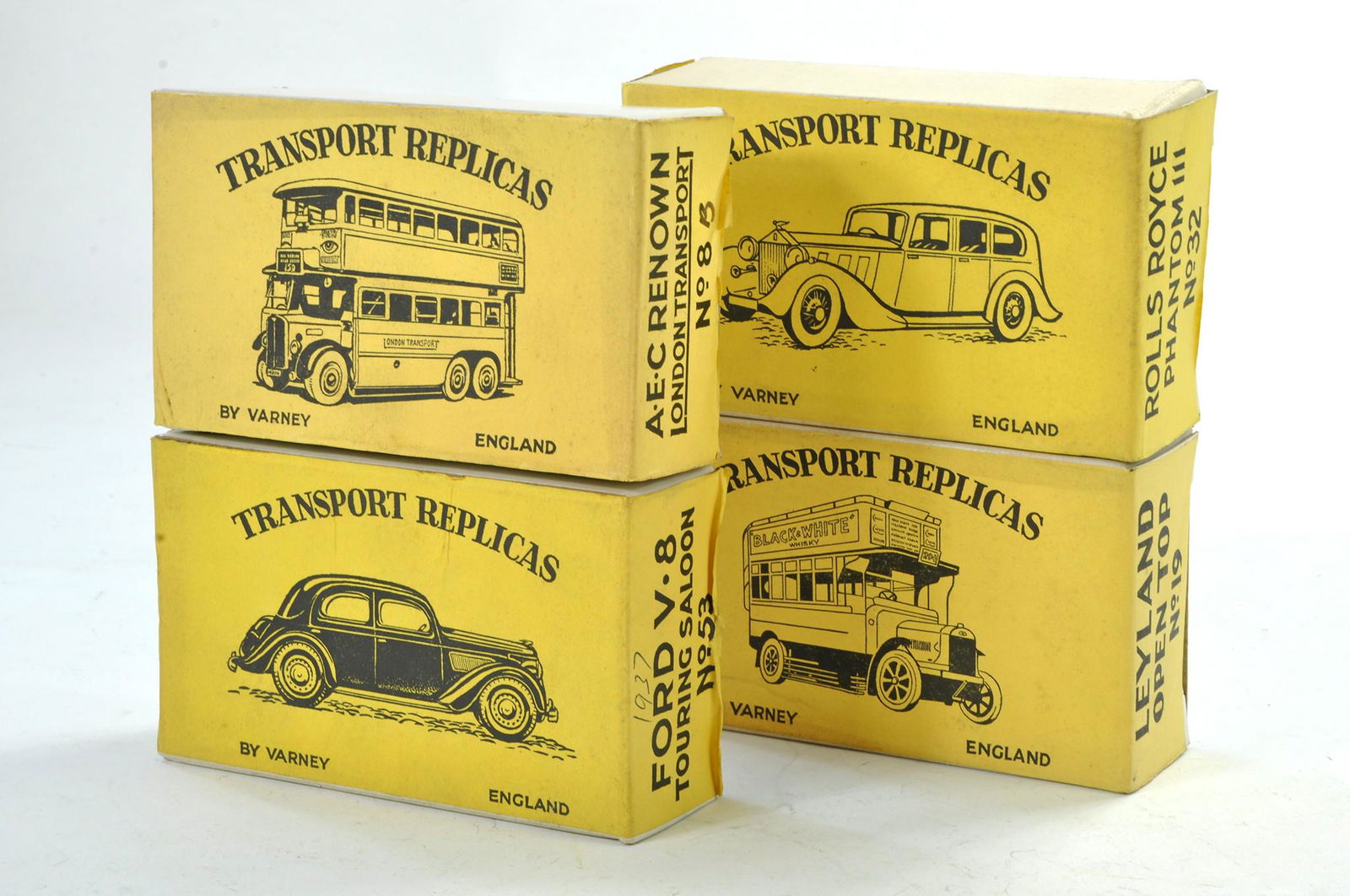 Four Varney Transport Replicas White Metal Model kits (2140) on Jan 22
