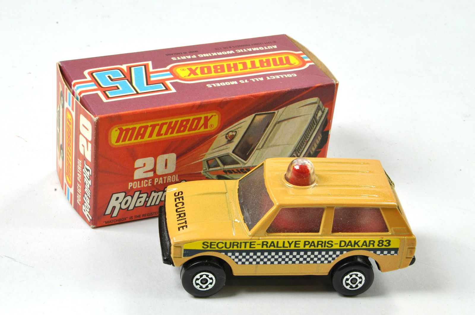 Matchbox Superfast No. 20B Range Rover Police Patrol. (1 of 3)