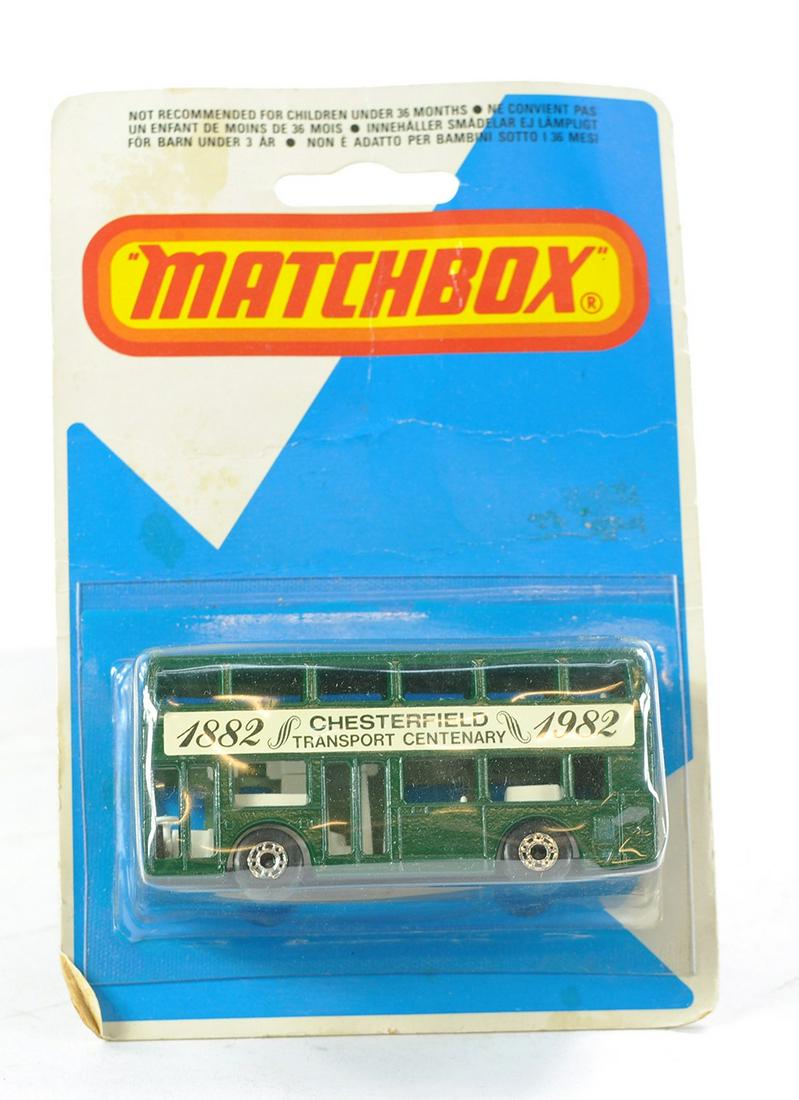 Matchbox Superfast No. 17 Leyland Titan Bus. Chesterfield Transport. Excellent on good card with: Matchbox Superfast No. 17 Leyland Titan Bus. Chesterfield Transport. Excellent on good card with sealed blister.