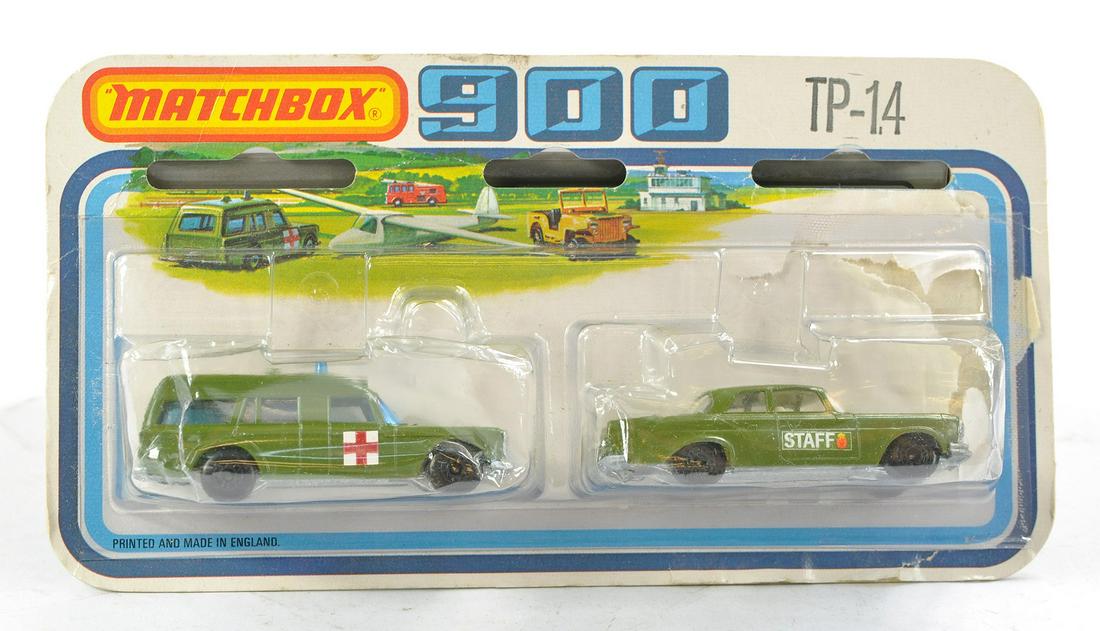Matchbox Superfast Twin Pack comprising No. TP-14 containing No. 3c Mercedes Benz Binz Ambulance and (1 of 1)