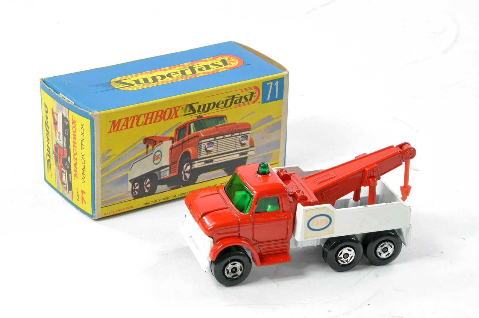 Matchbox Superfast 71a Ford Wreck Truck, Blue