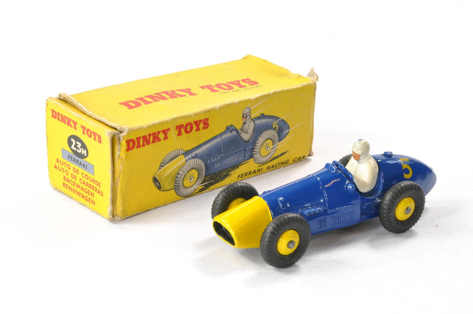 Dinky No. 23H Ferrari Racing Car. Looks to be original and generally excellent with only the odd (1 of 2)