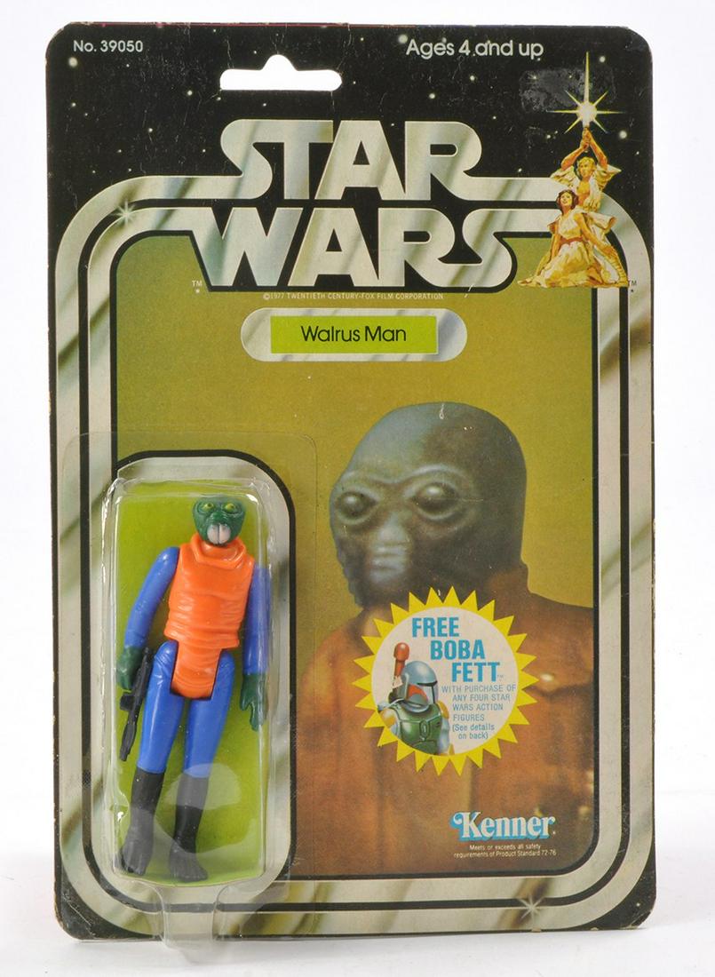Kenner Star Wars Original Carded Figure comprising Walrus Man. Looks to be factory sealed, bubble (1 of 2)