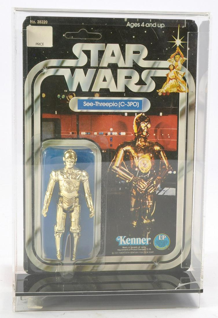 Kenner Star Wars Original Carded Figure comprising See-Threepio (C-3PO) . Factory sealed with no (1 of 3)
