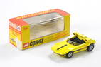 Corgi No. 386 Whizzwheels Bertone Runabout Barchetta. Yellow and Black. Excellent in good box, mark