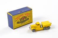 Matchbox Regular Wheels No. 15a Diamond T Prime Mover. Yellow with silver trim. Generally very good