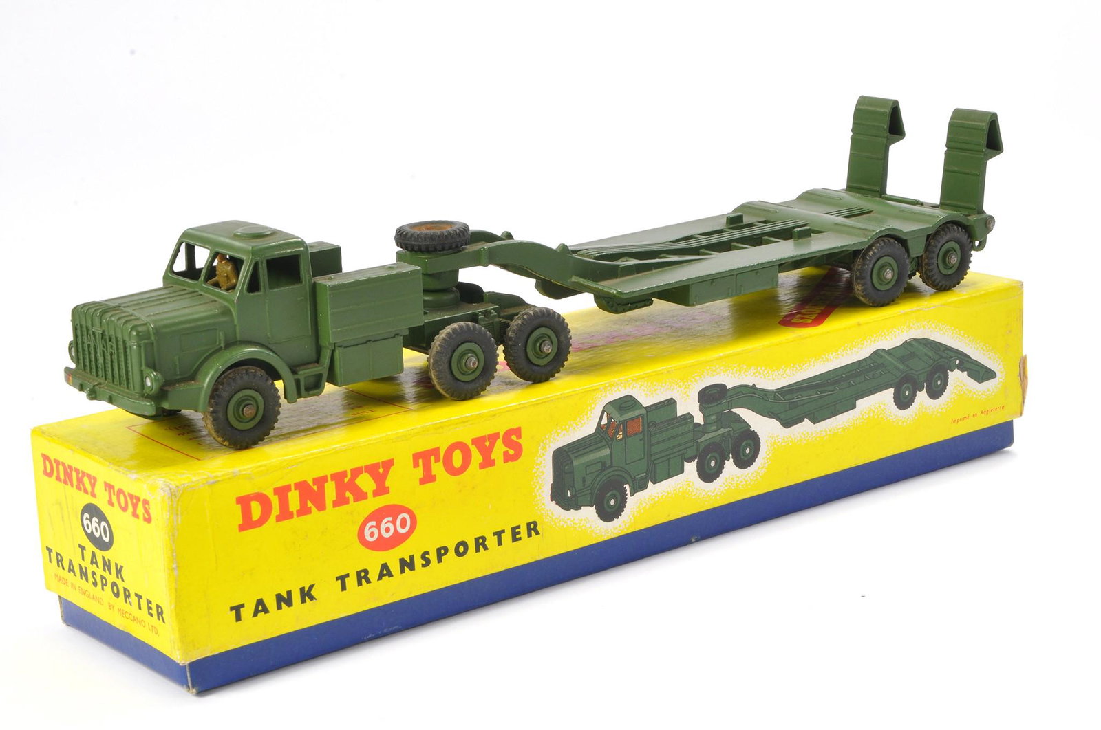 Dinky No. 660 Mighty Antar Tank Transporter. Generally excellent with very little sign of wear, just (1 of 1)