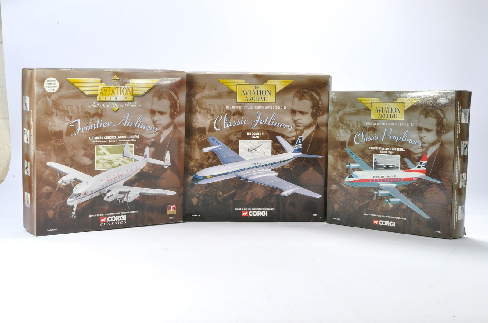 Corgi 1/144 Diecast Model Aircraft Comprising Vickers Viscount