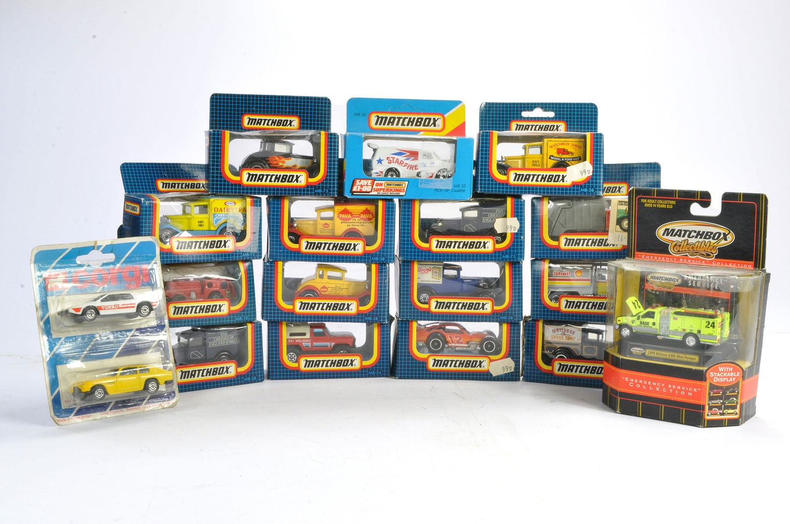 A group of boxed Matchbox Made in Macau issues in addition to others including Corgi Aston Martin (1 of 1)