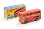 Matchbox Superfast No. 17a Londoner Bus in the livery of Scotch Whiskies. Hard to find. Appears