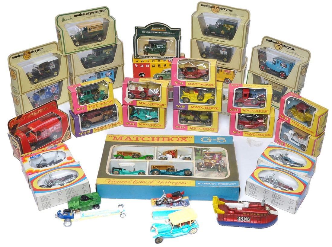 A varied collection of Matchbox Models of Yesteryear and other items including Polistil Motorbike (1 of 1)