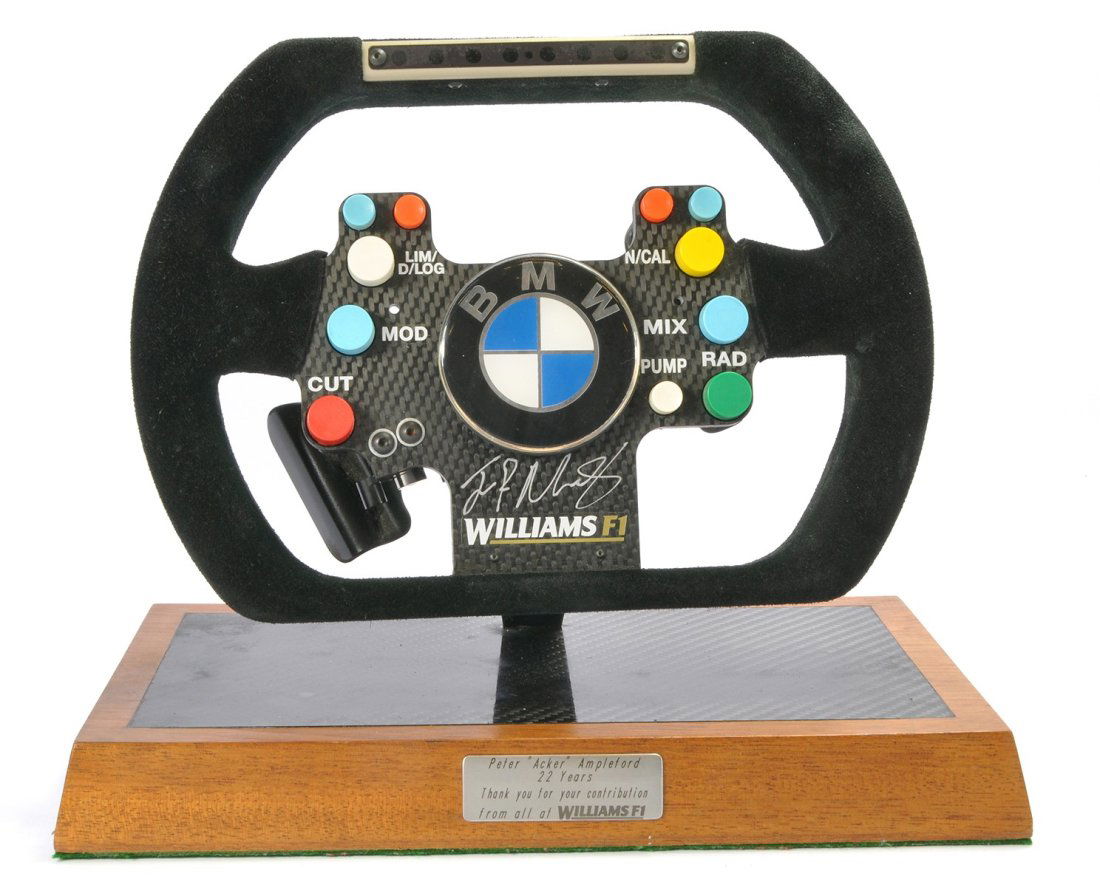Formula 1 Williams Team Memorabilia Steering Wheel (1 of 1)