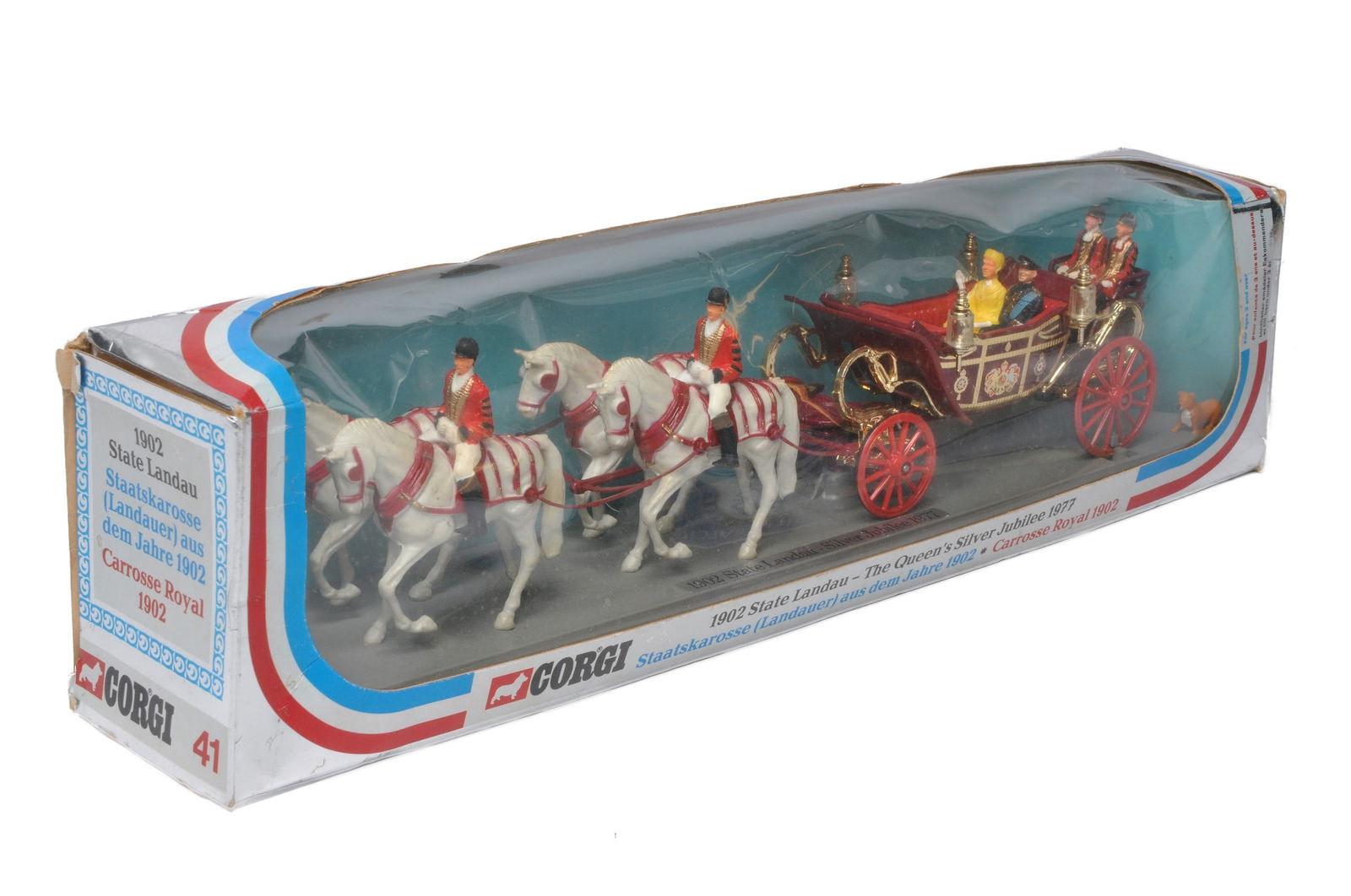 Corgi No. 41 1902 State Landau Coach set. Excellent in box. (1 of 1)