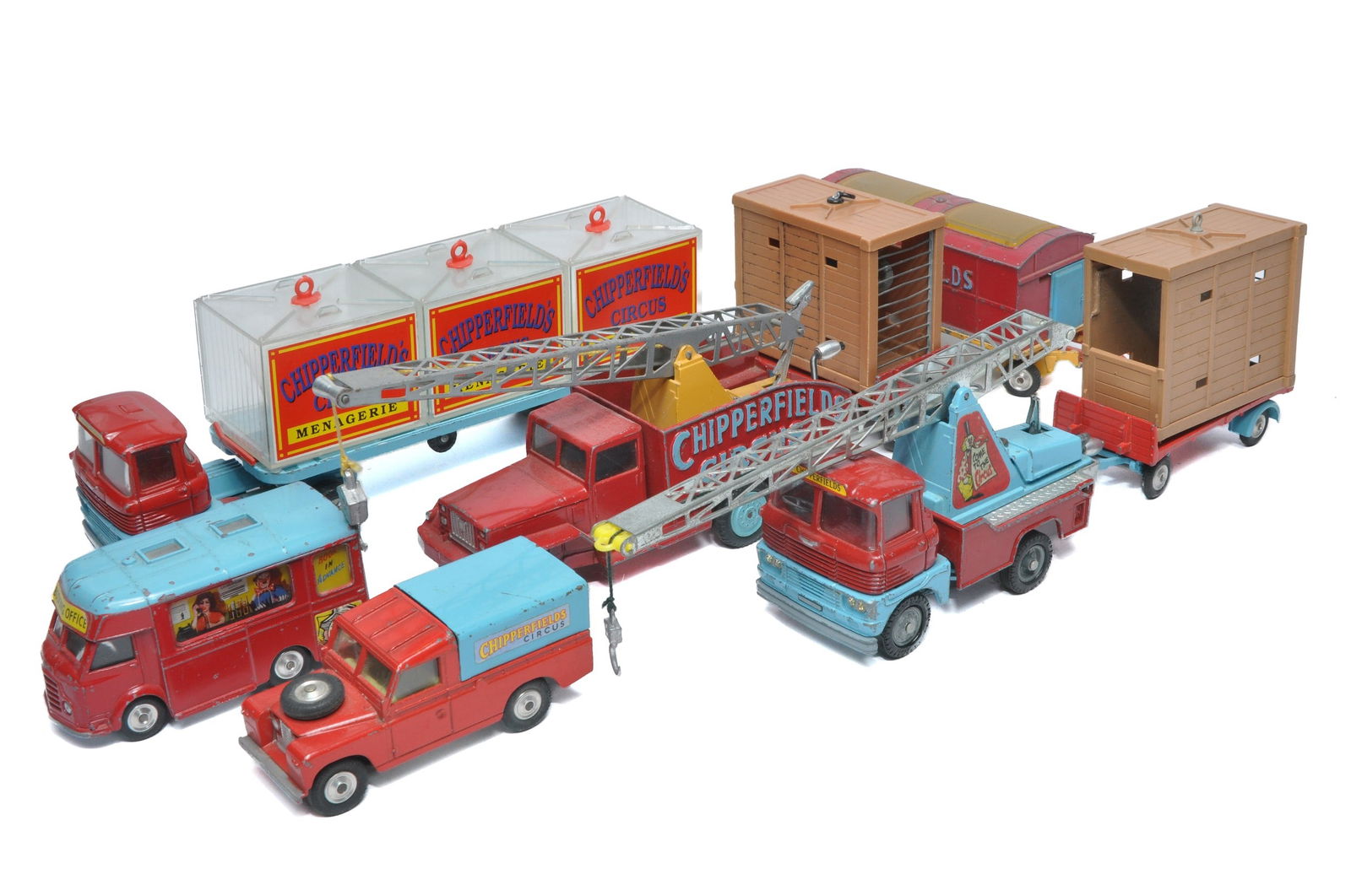 Corgi group of loose original Chipperfield Circus issues as shown. Mostly fair, fair to good and (1 of 2)