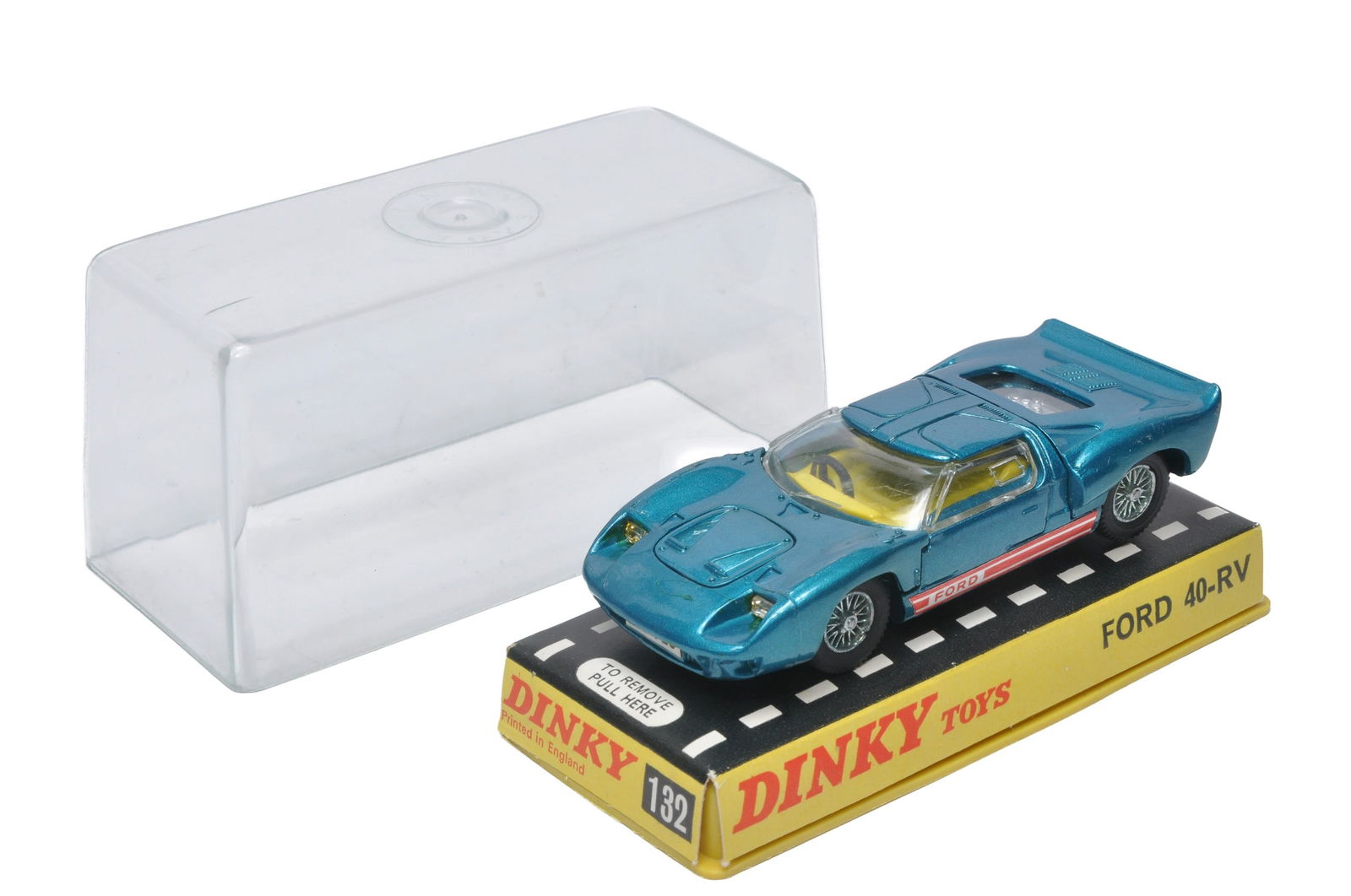 Dinky No. 132 Ford 40-RV. Displays generally excellent with little sign of wear. In original (1 of 2)