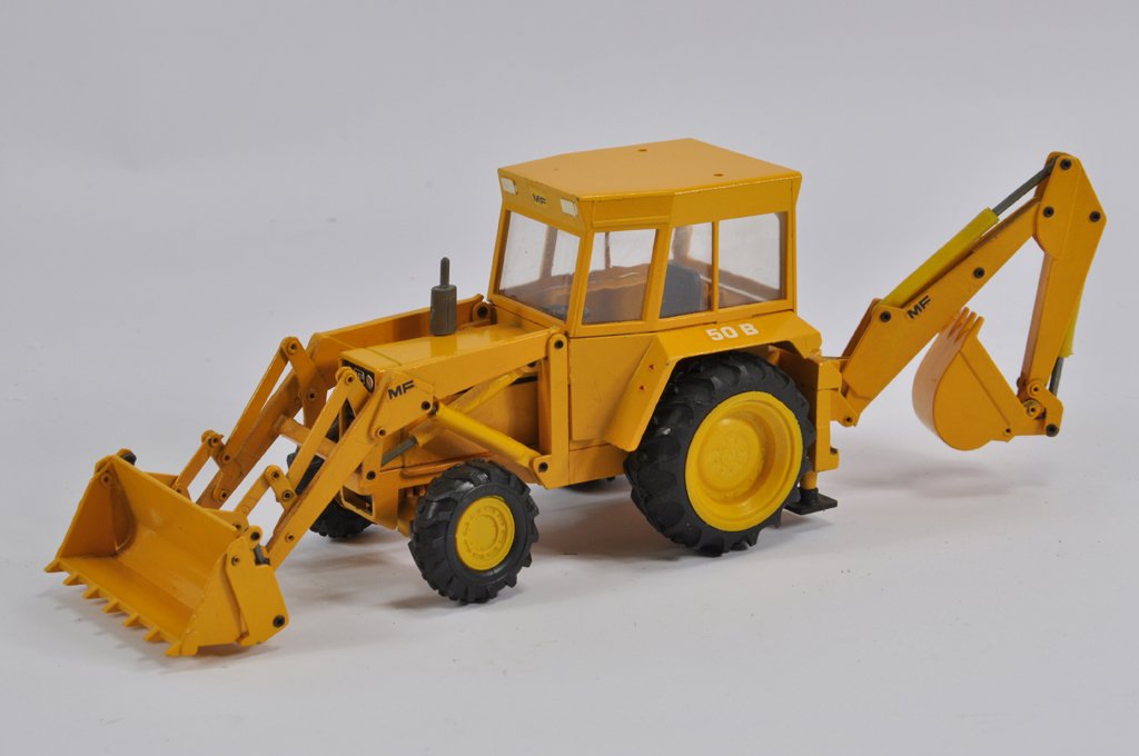Scarce Conrad 1/35 Massey Ferguson 50B Backhoe Loader.: Scarce Conrad 1/35 Massey Ferguson 50B Backhoe Loader. Generally E to NM.