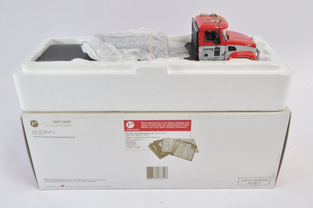 First Gear 1:34 scale Mack Granite Flat Bed Truck (1 of 1)