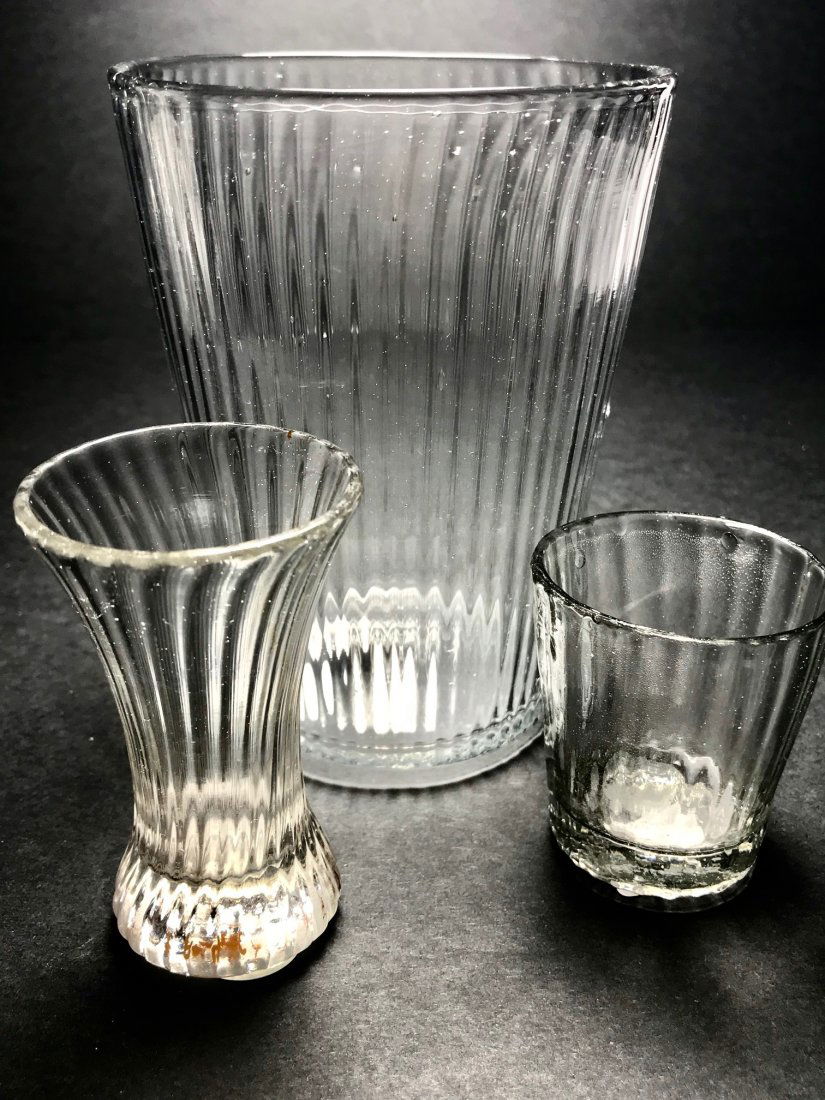 PATTERN MOLDED GLASS LOT (1 of 6)