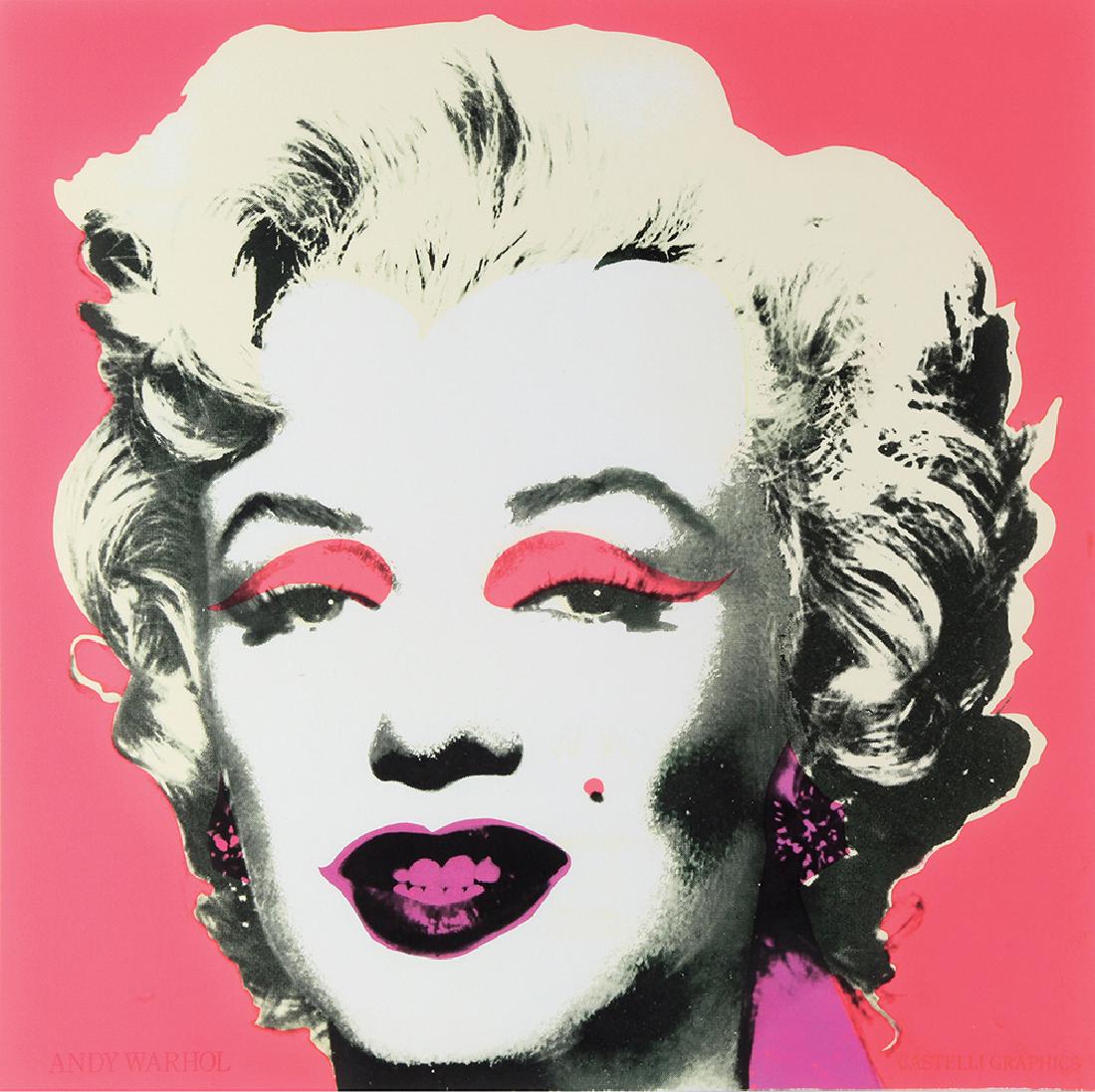ANDY WARHOL - Marilyn Monroe - Announcement, 1981 (1 of 2)