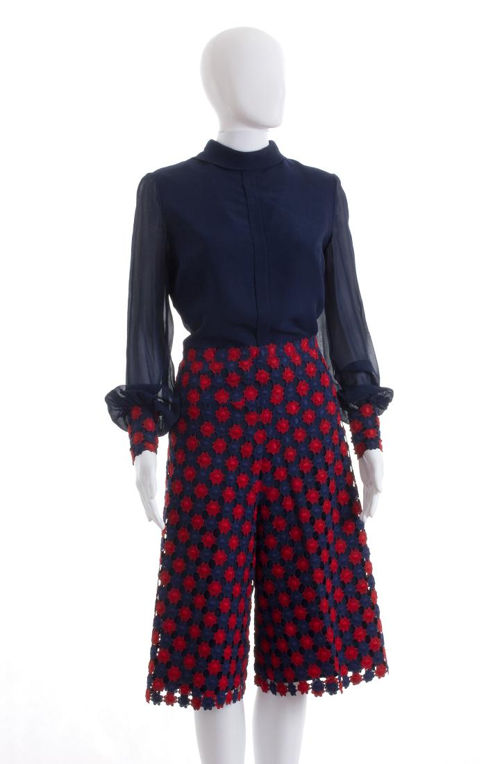 GERMANA MARUCELLI BLUE AND RED ENSEMBLE Late 60s (1 of 5)