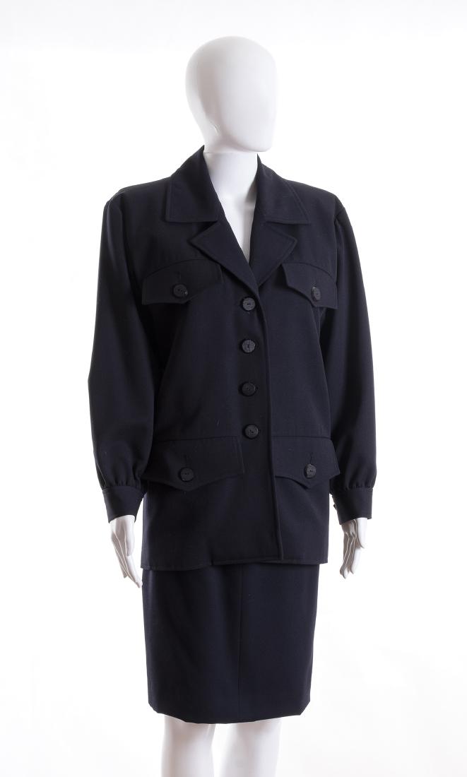 YVES SAINT LAURENT RIVE GAUCHE WOMAN SUIT Late 70s (1 of 3)