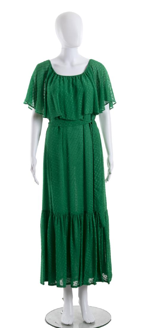 YVES SAINT LAURENT RIVE GAUCHE LONG DRESS Late 70s (1 of 4)