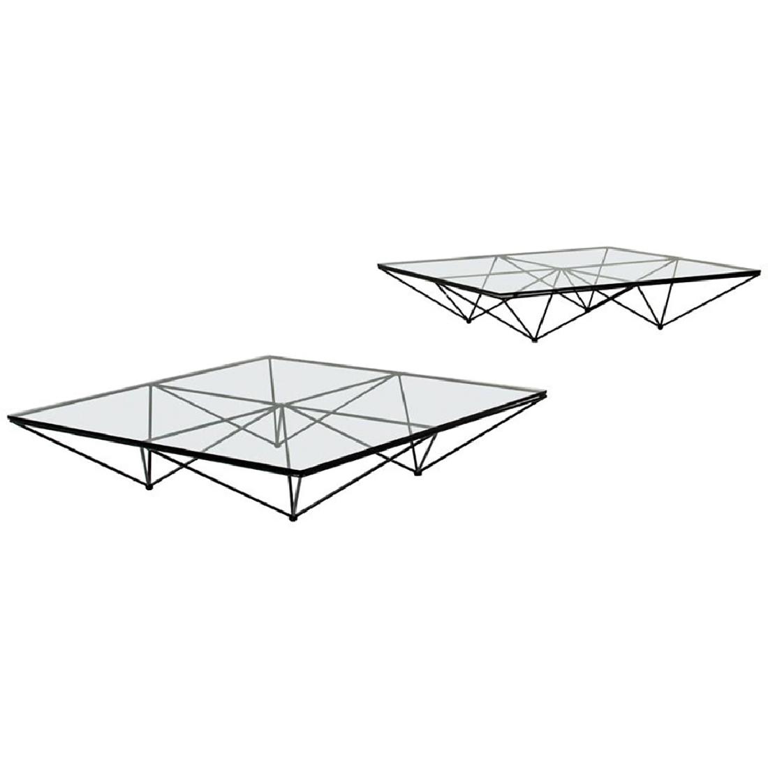 PAOLO PIVA - B&B - Two small tables "Alanda" model with (1 of 1)